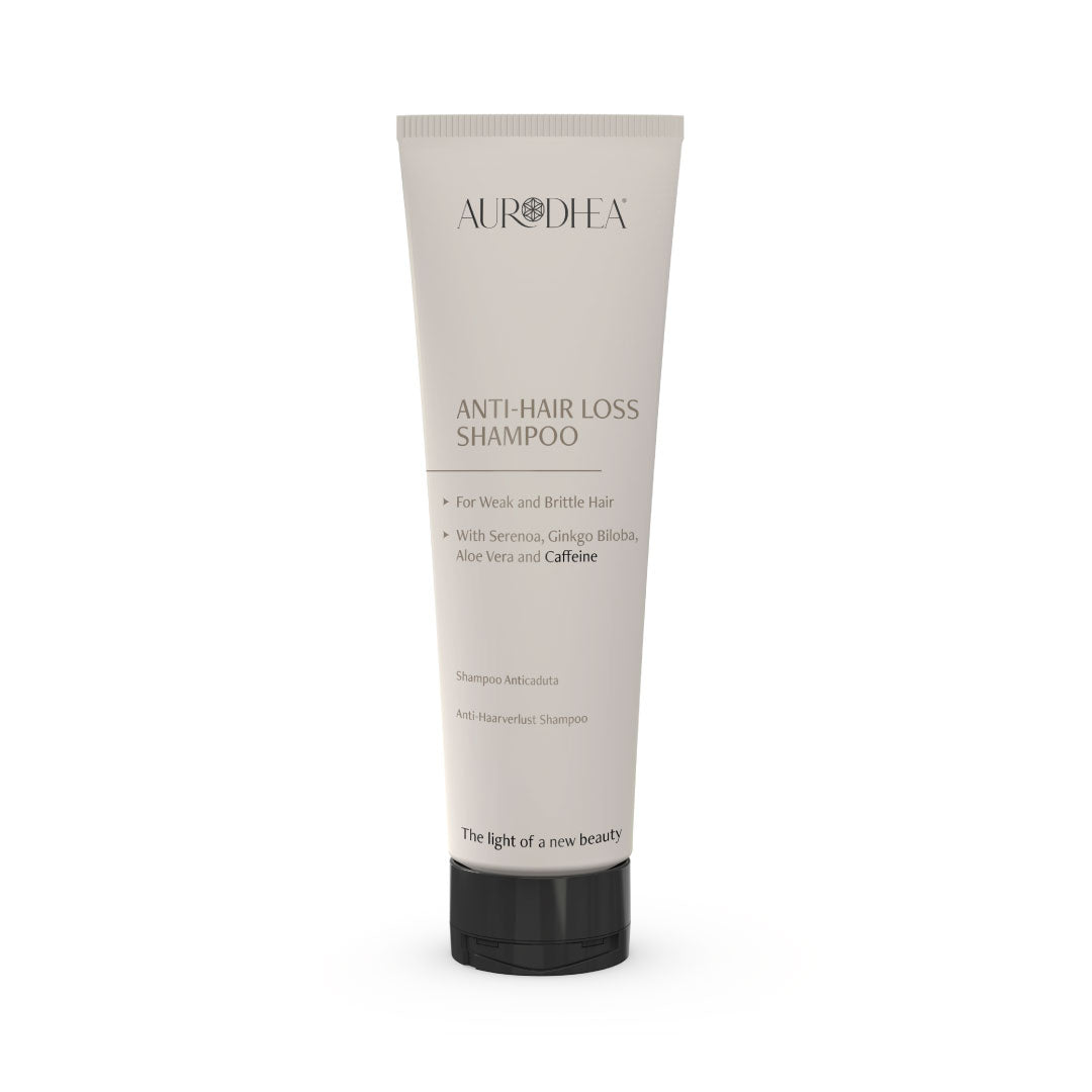 shampoing anti chute de cheveux  avec serenoa, ginkgo, biloba , aloe Véra et caféine 250 ml AURODHEA