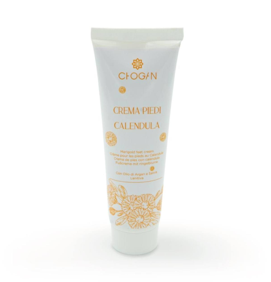 Calendula-Fußcreme mit Arganöl und Salbei – 75 ml