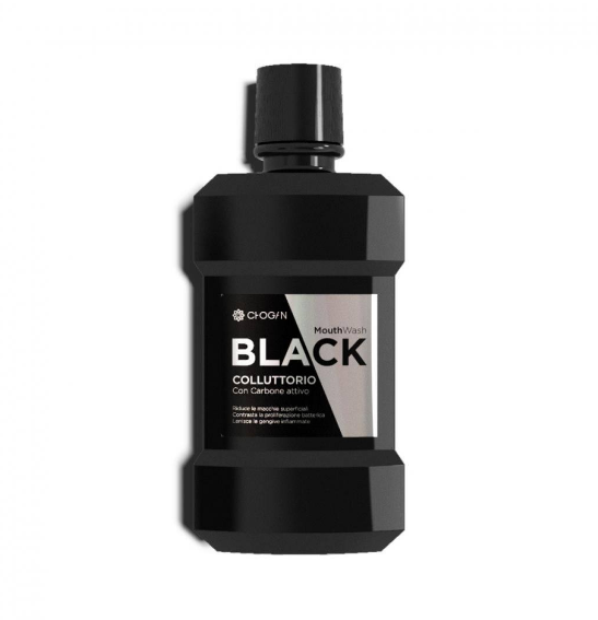 ENJUAGUE BUCAL NEGRO CON CARBÓN ACTIVADO - 80 ML