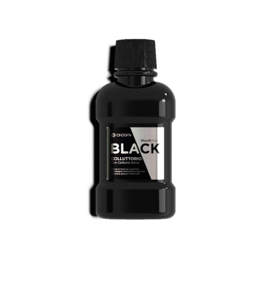 Bain de bouche Black au charbon actif - 80 ml