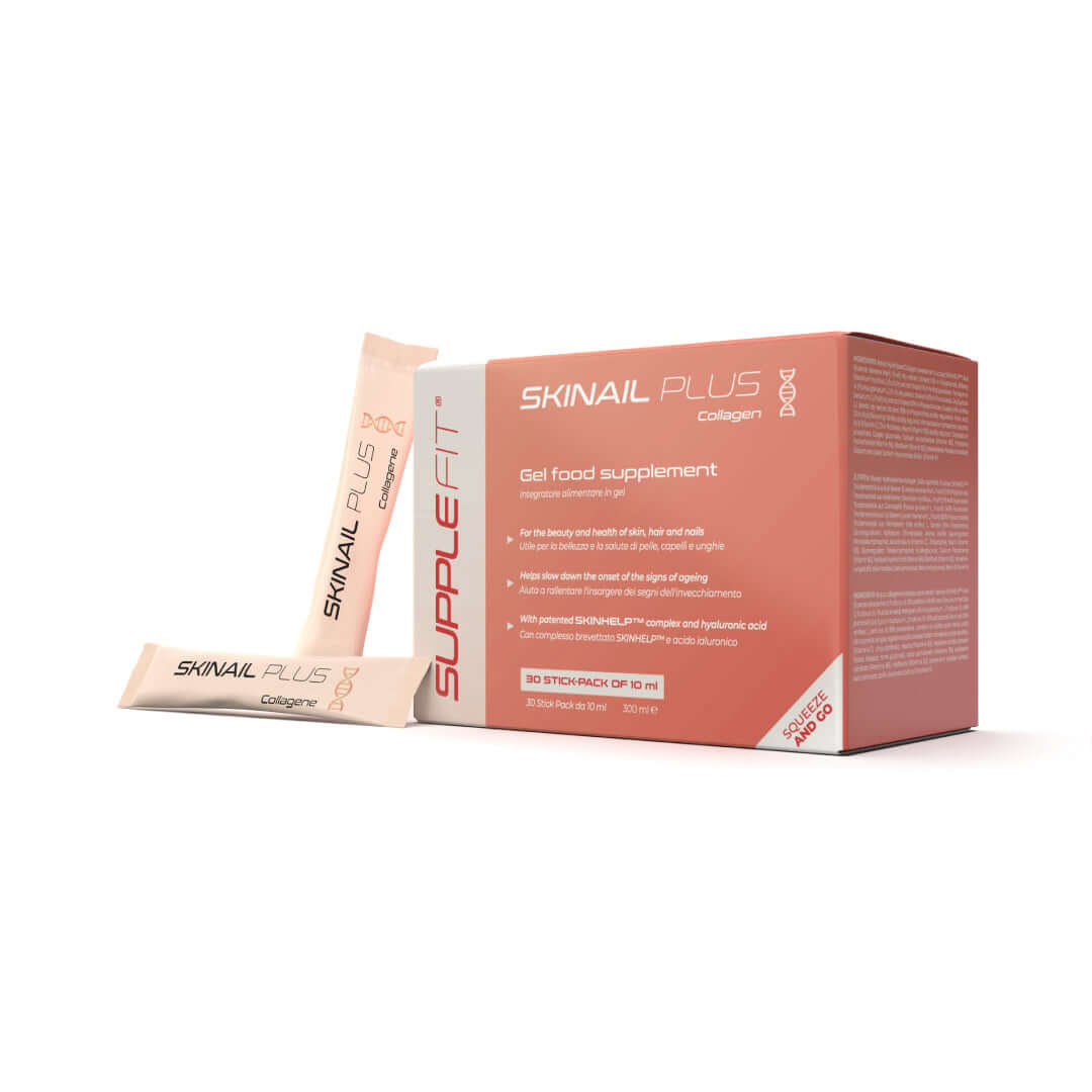 SKINAIL PLUS -COMPLÉMENT ALIMENTAIRE EN GEL POUR LA PEAU, LES CHEVEUX ET LES ONGLES - 300 ML