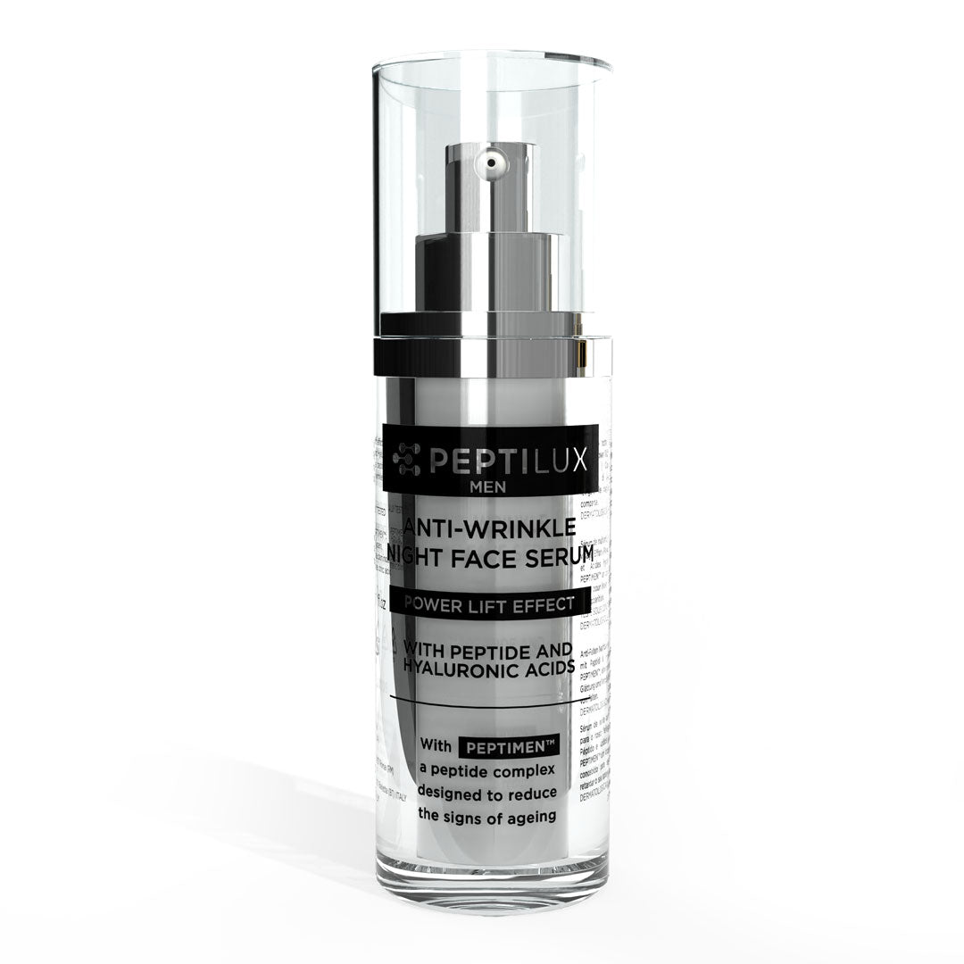 PEPTILUX MEN - SÉRUM DE NUIT ANTI-RIDES POUR LE VISAGE 'POWER LIFT EFFECT' AVEC PEPTIMEN™ - 30 ML