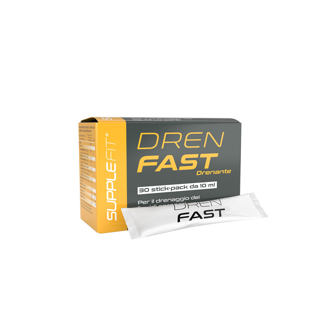 boite de dren fast - 30 sticks 10 ml - complément liquide pour drainages des fluides corporel