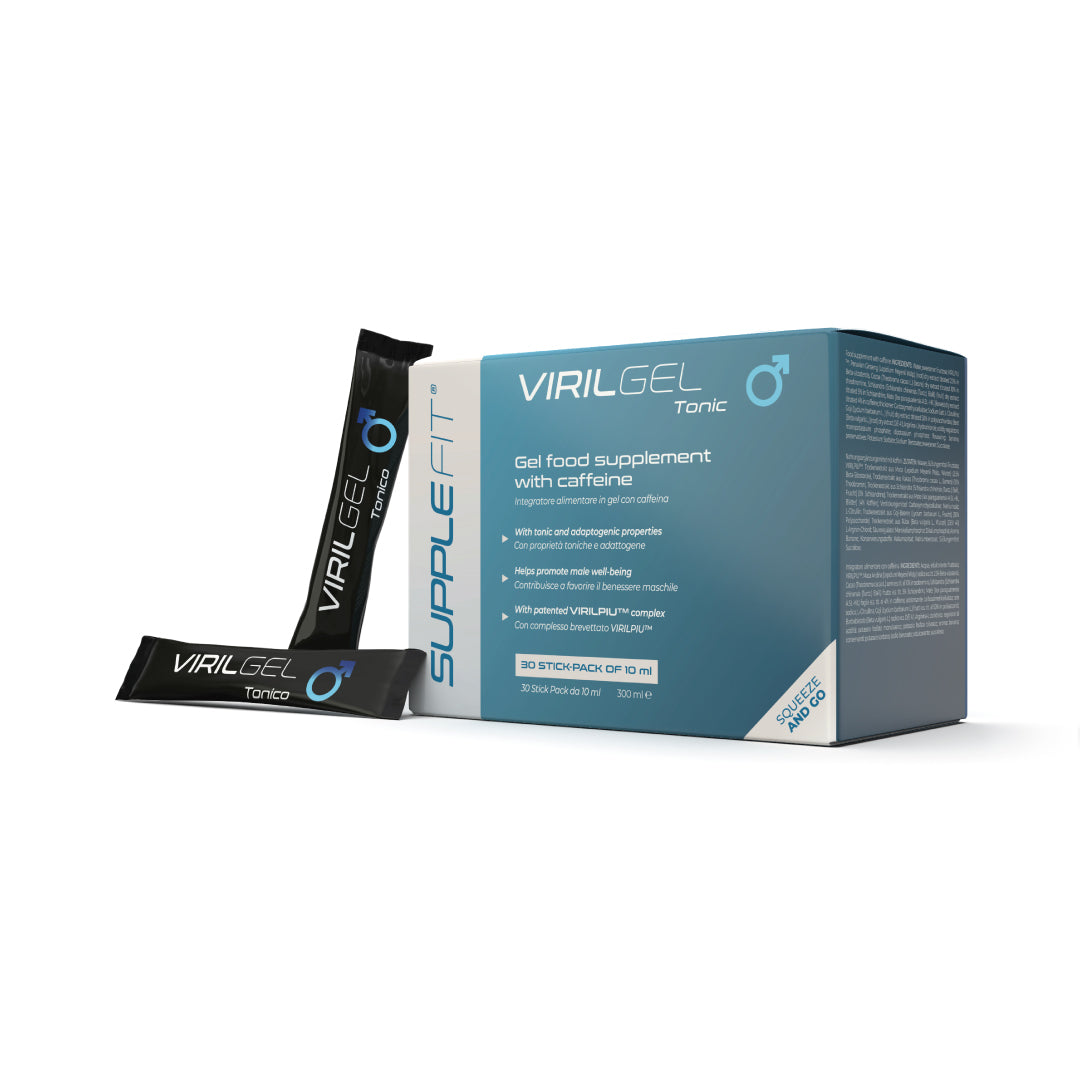 Boite de 30 sticks de complément alimentaire  Virigel - 10 ml chacun - formule liquide pour vitalité masculine